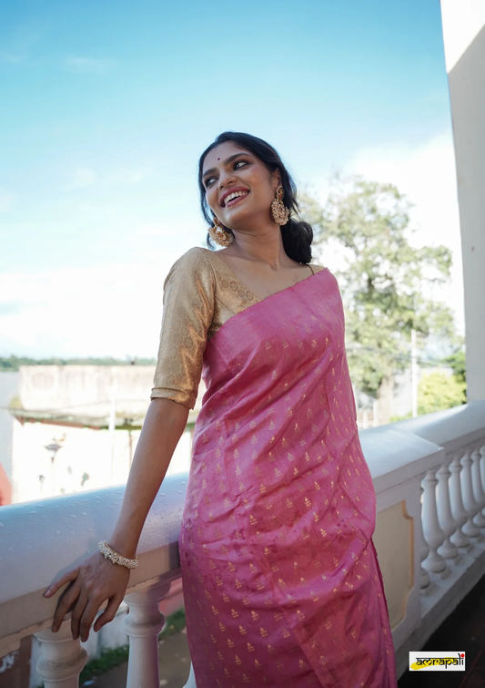 Subtle Shine. Timeless Saree.