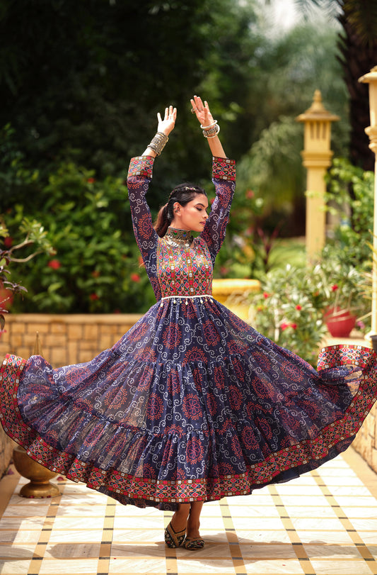 Effortless Ethnic Look – Blue Kurta