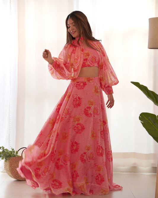 Soft & Stunning Pink Lehenga Choli