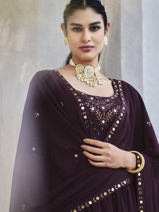 Royal Purple Kurta Set – Elegant & Classy