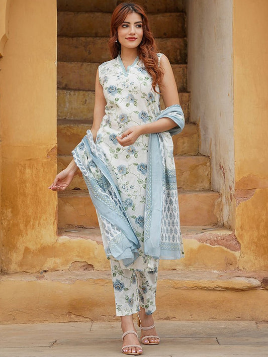 Summer Collection Cotton Kurta Set