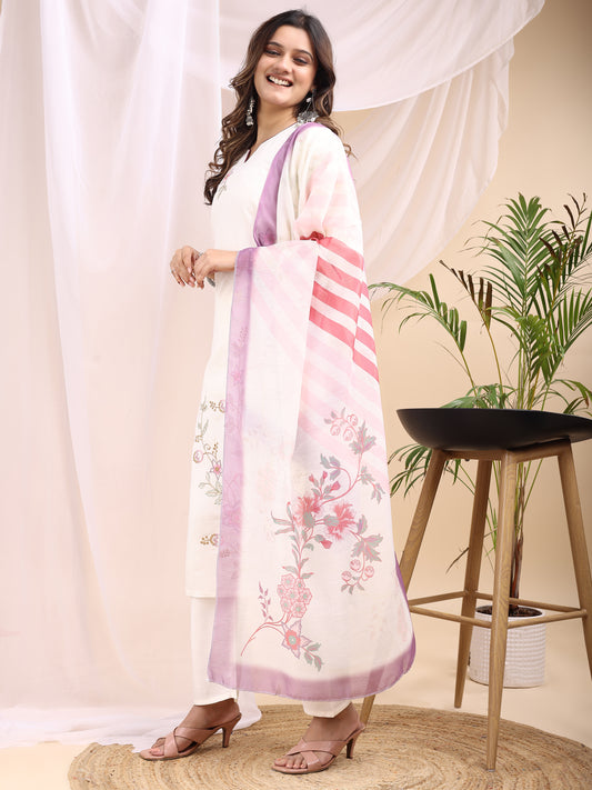 Pure White Ethnic Kurta Set – Simple & Stunning