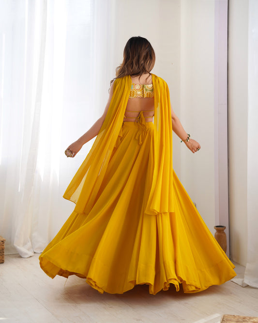 Classic Yellow Lehenga for Every Celebration