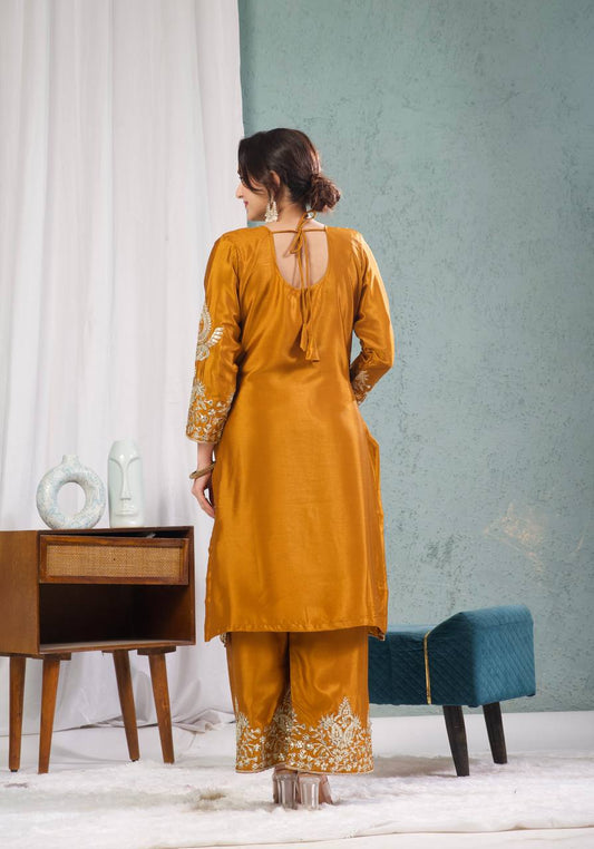 Vibrant Orange Sharara Set for Women – Party & Festive Ethnic Wear