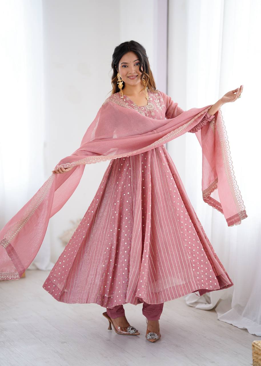 Scarlet Grace Anarkali Set | Festive & Wedding Wear