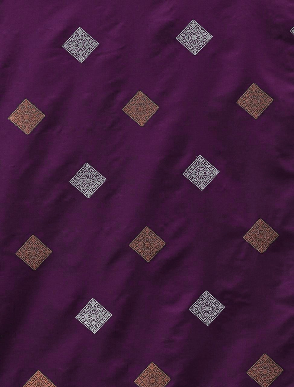 Imperial Violet Designer Saree