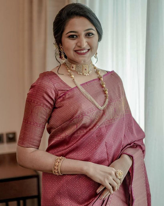 Maroon Majesty Handwoven Saree