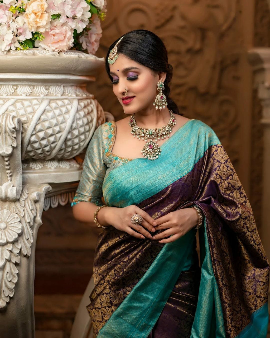 Regal Teal in Blue Elegance