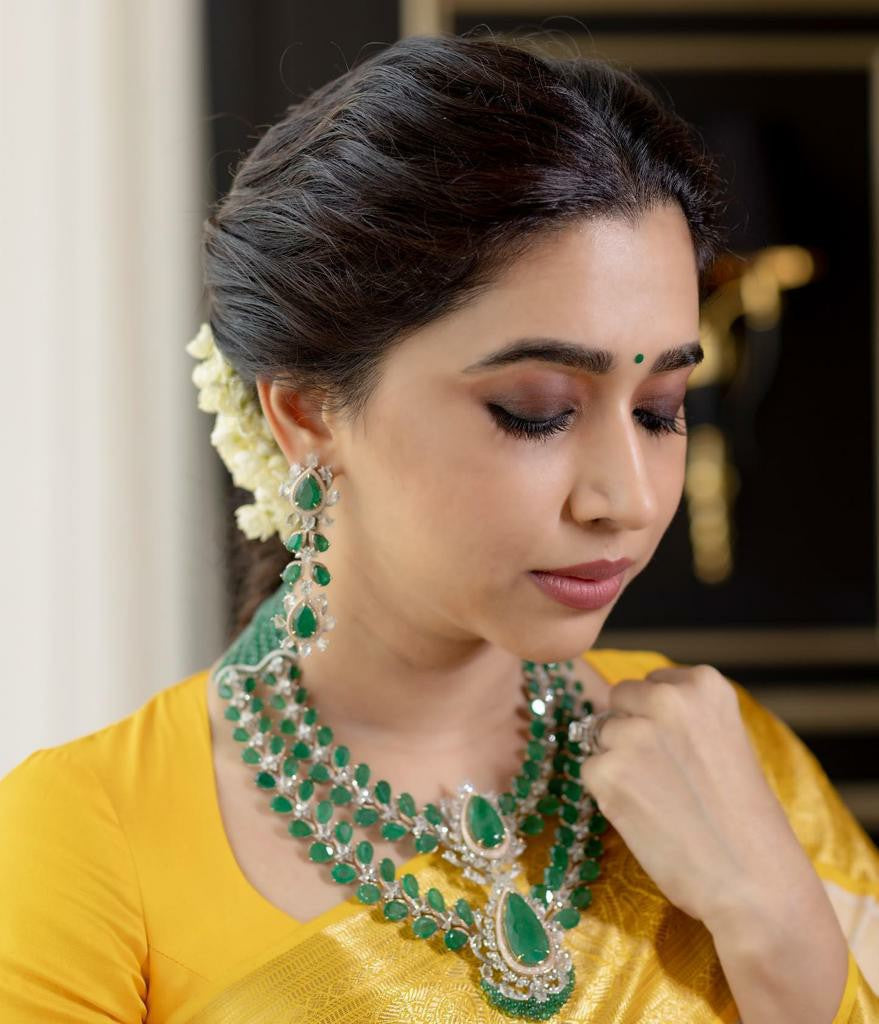 Yellow Silk Saree with Cream & Gold Border