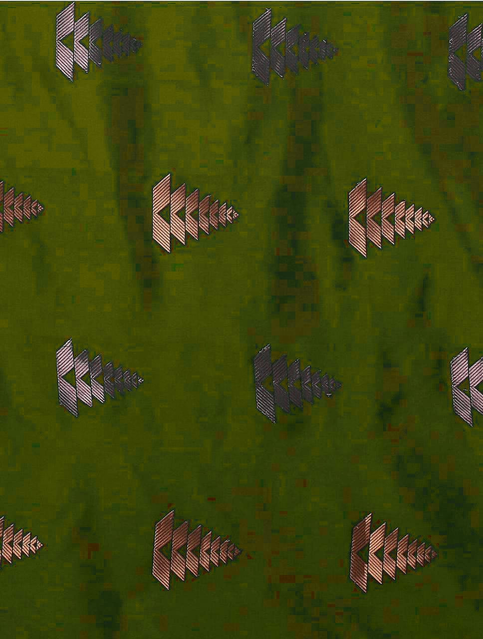 Classic Emerald Jacquard Saree