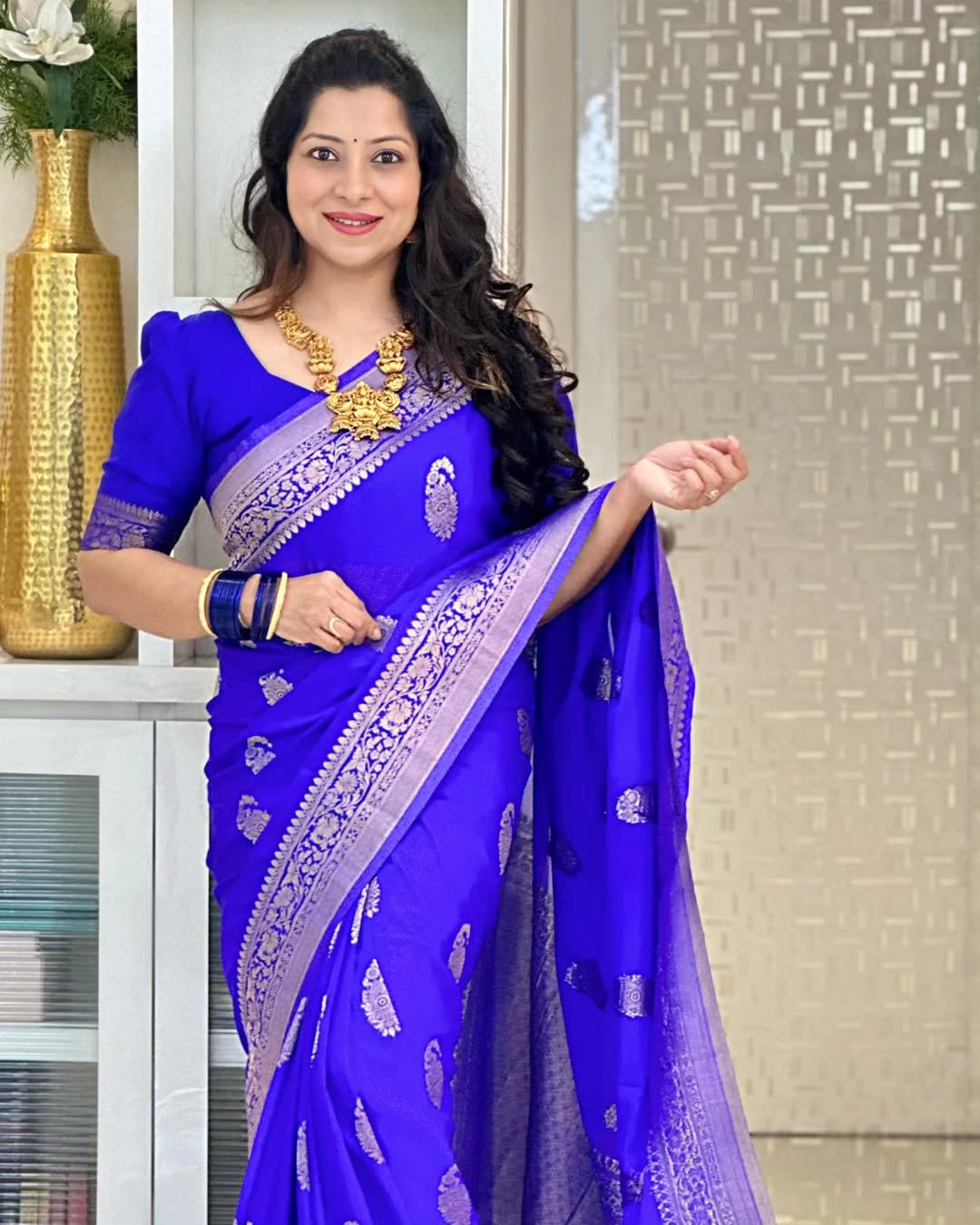 Elegant Silk Saree for Women – Zari Woven Wedding & Festive Wear Saree