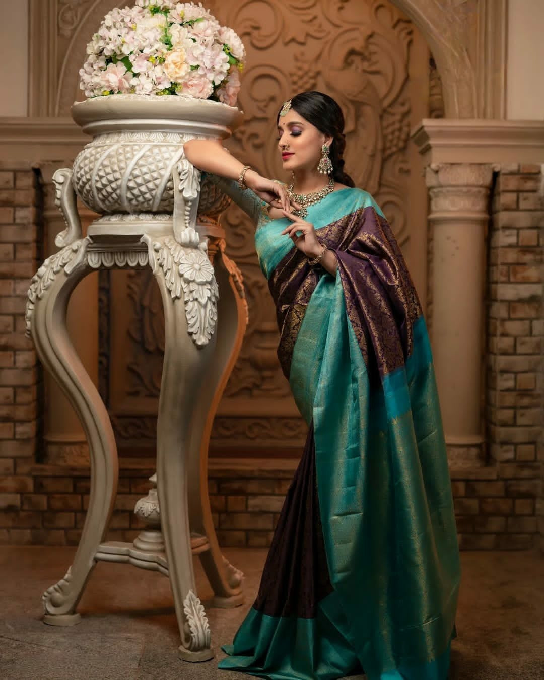 Regal Teal in Blue Elegance