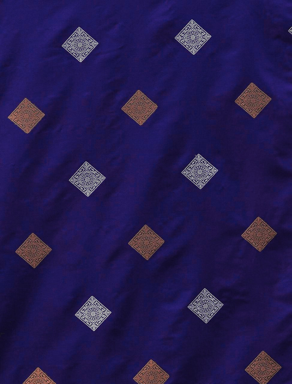 Royal Purple Jacquard Woven Saree