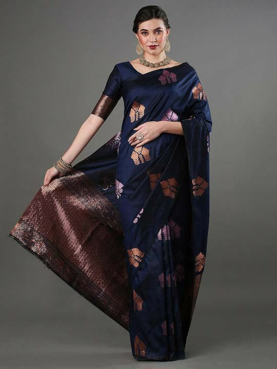 Amazing Blue Saree For Women
