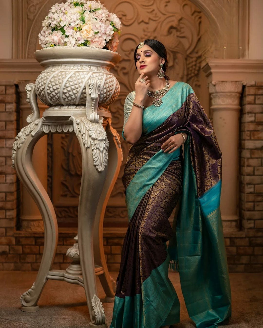 Regal Teal in Blue Elegance