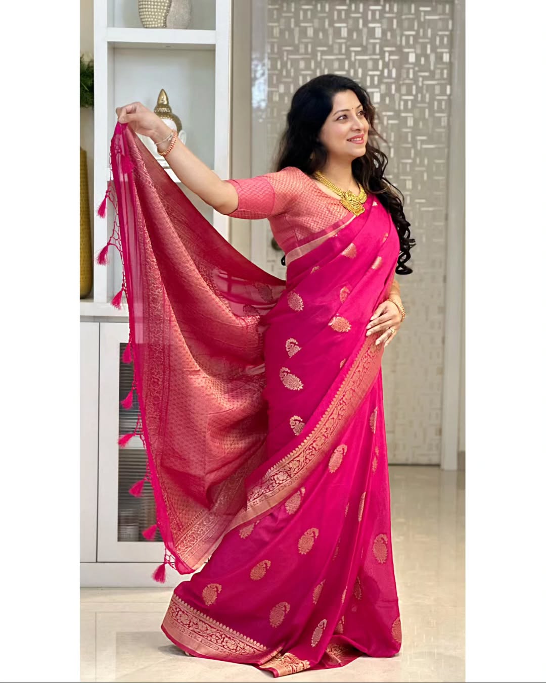 Elegant Silk Saree for Women – Zari Woven Wedding & Festive Wear Saree