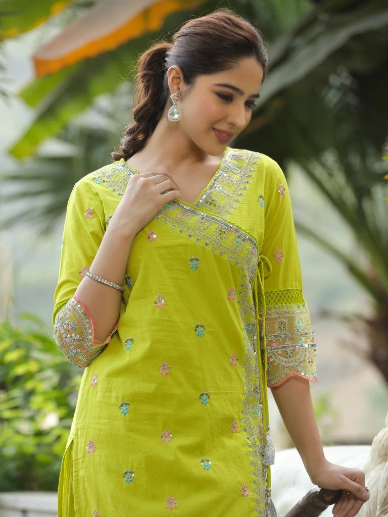 Classic Green Grace Kurta Set