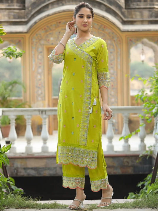 Classic Green Grace Kurta Set