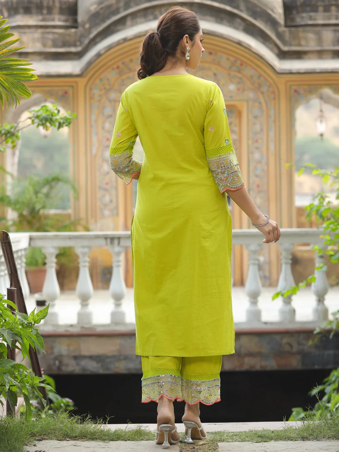 Classic Green Grace Kurta Set