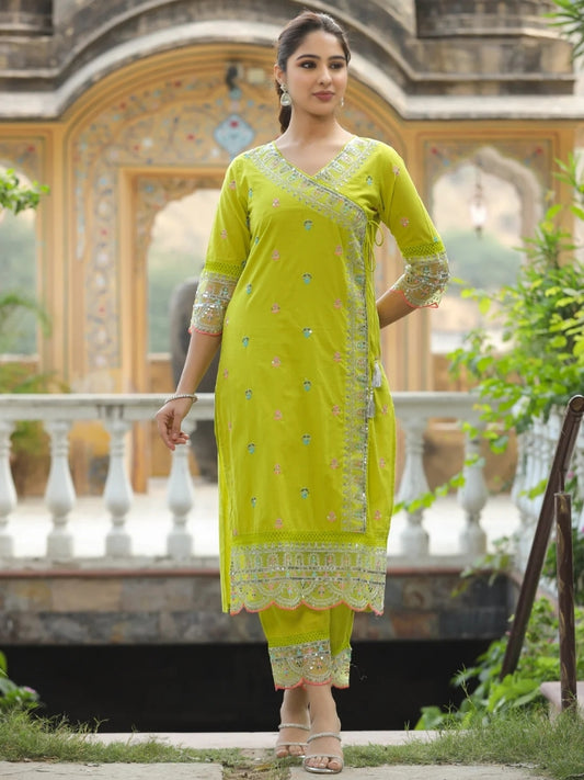 Classic Green Grace Kurta Set