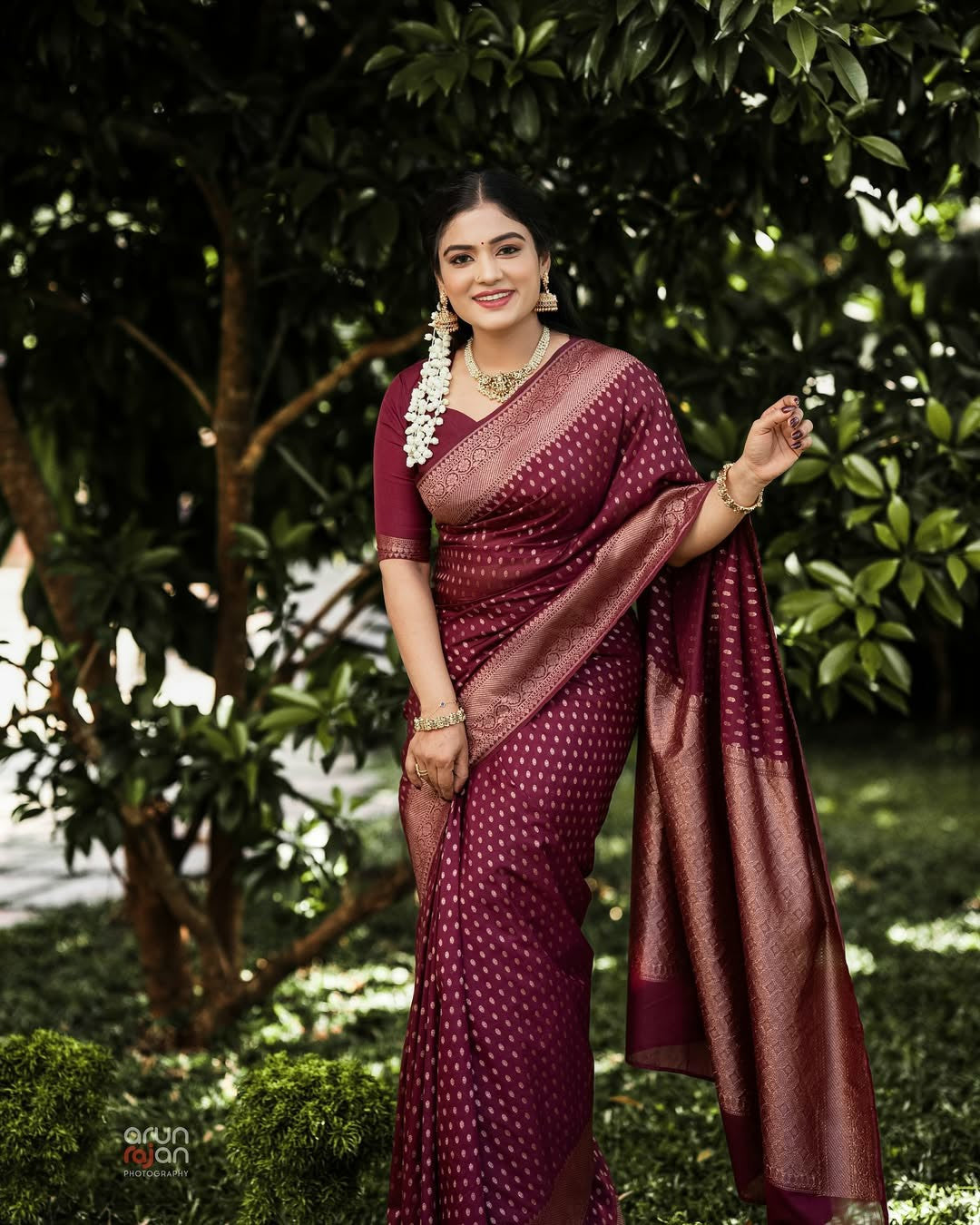Maroon Magic Wrapped in Tradition