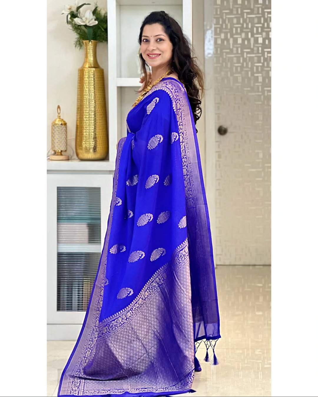 Elegant Silk Saree for Women – Zari Woven Wedding & Festive Wear Saree