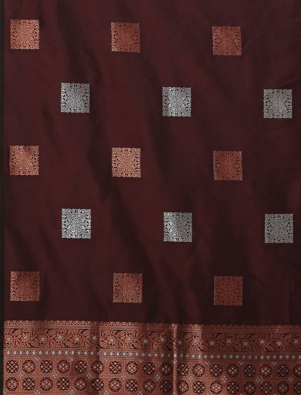 Elegance in Wine: A Timeless Saree Look