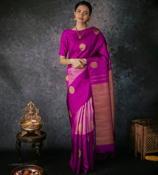 Purple Hues Celebration Saree