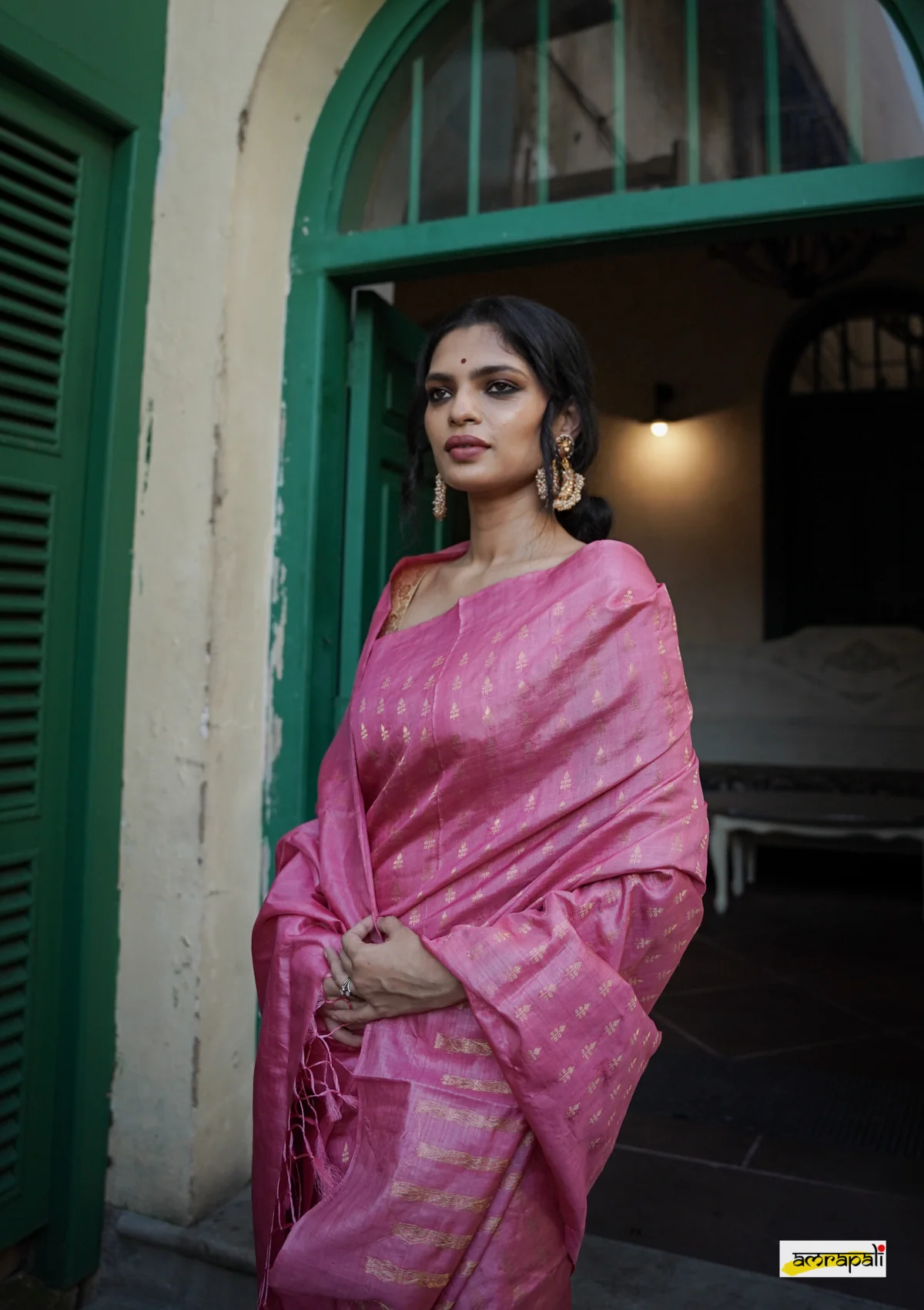 Subtle Shine. Timeless Saree.