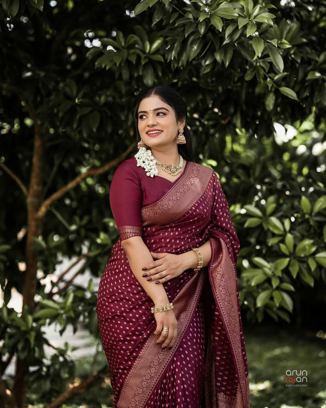 Maroon Magic Wrapped in Tradition