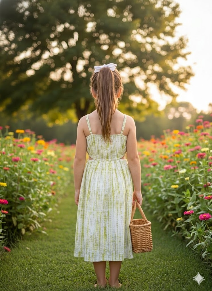 Little Garden Breeze Summer Dress