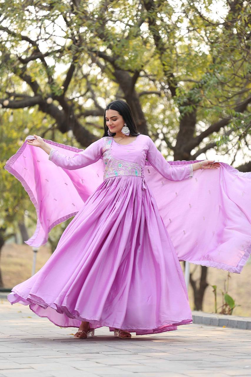 Anarkali Suit with Dupatta for Women