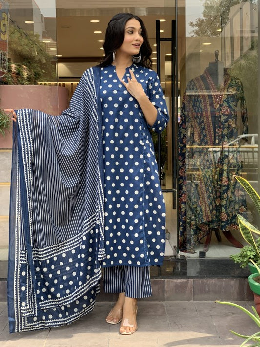 Elegant Blue Kurta Set for Women – Ethnic & Festive Wear
