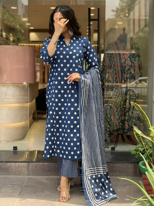 Elegant Blue Kurta Set for Women – Ethnic & Festive Wear