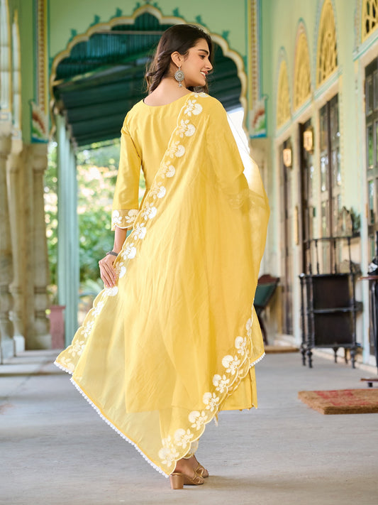 Styles Yellow Women Kurta Set