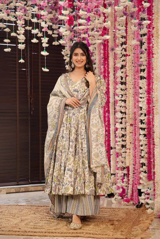 "Classic Beige Kurta Set  – A Versatile Pick for Casual to Festive Indian Wear"