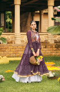 Brown Lehenga Set with Multicolor Embroidered Jacket