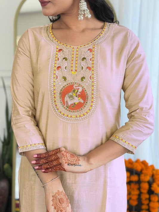 Cream Bliss Kurta Collection
