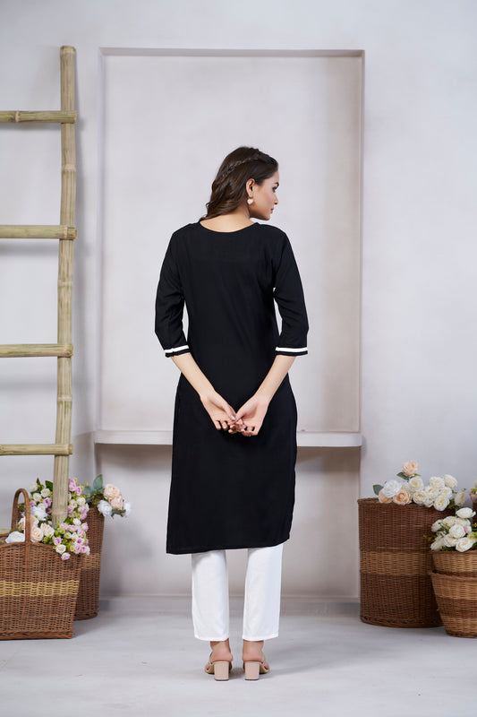 Trendy Black Tunic for Women – Casual & Ethnic Wear