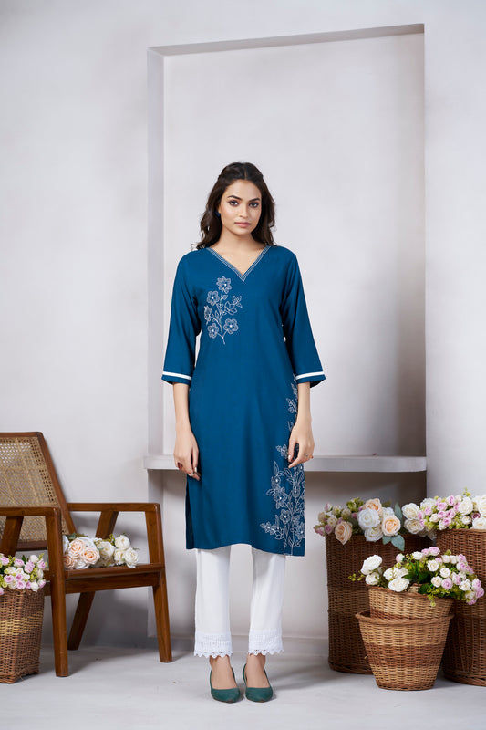 Stylish Blue Tunic for Women – Ethnic & Casual Wear