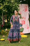 Designer Blue Flared Kurti for Women