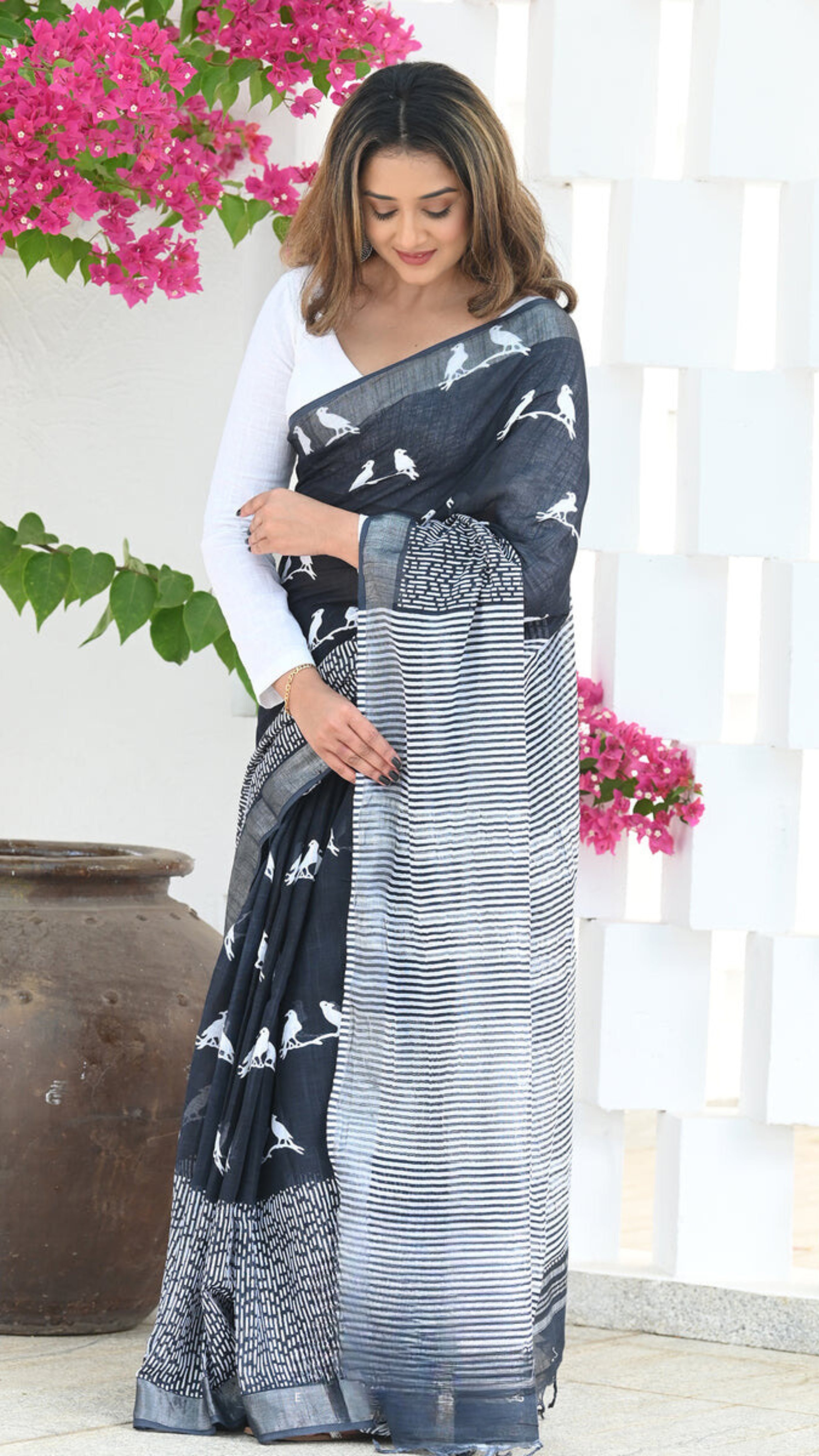Elegant Printed Saree for Women 