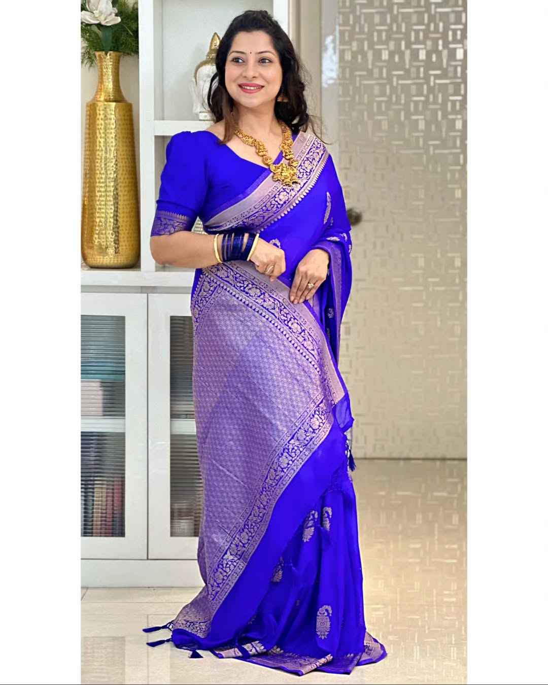 Elegant Silk Saree for Women – Zari Woven Wedding & Festive Wear Saree