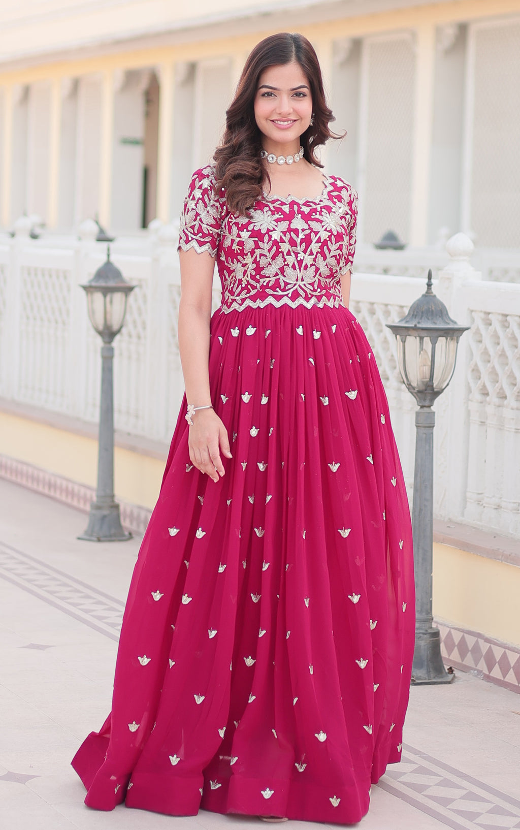  Embroidered Wedding & Festive Wear Dress