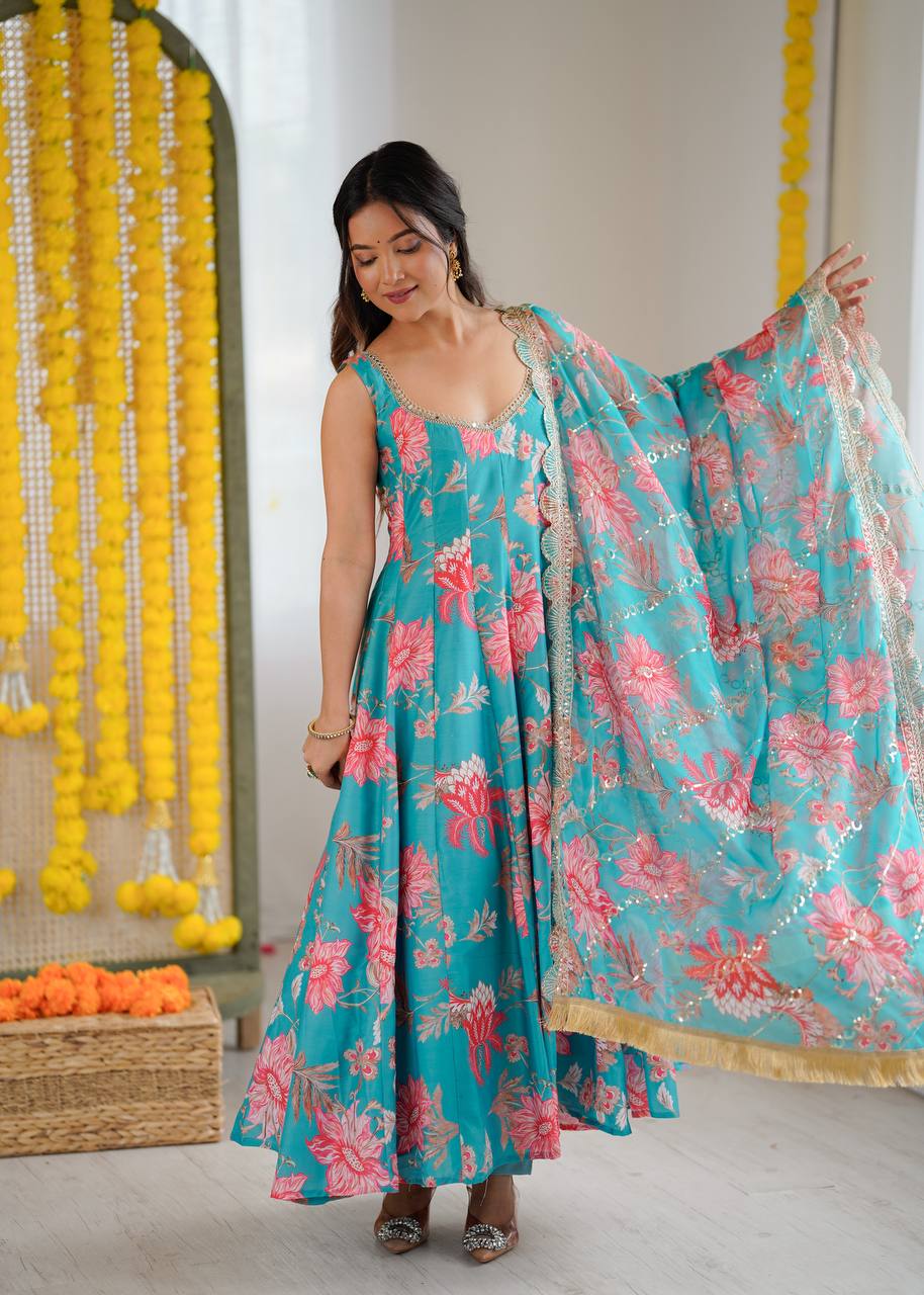 Festive & Wedding Ethnic Wear with Dupatta