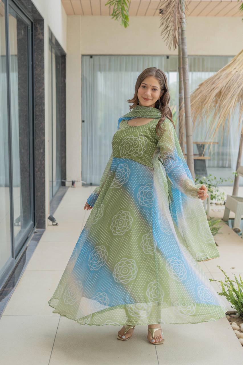 Green Grace Kurta Set