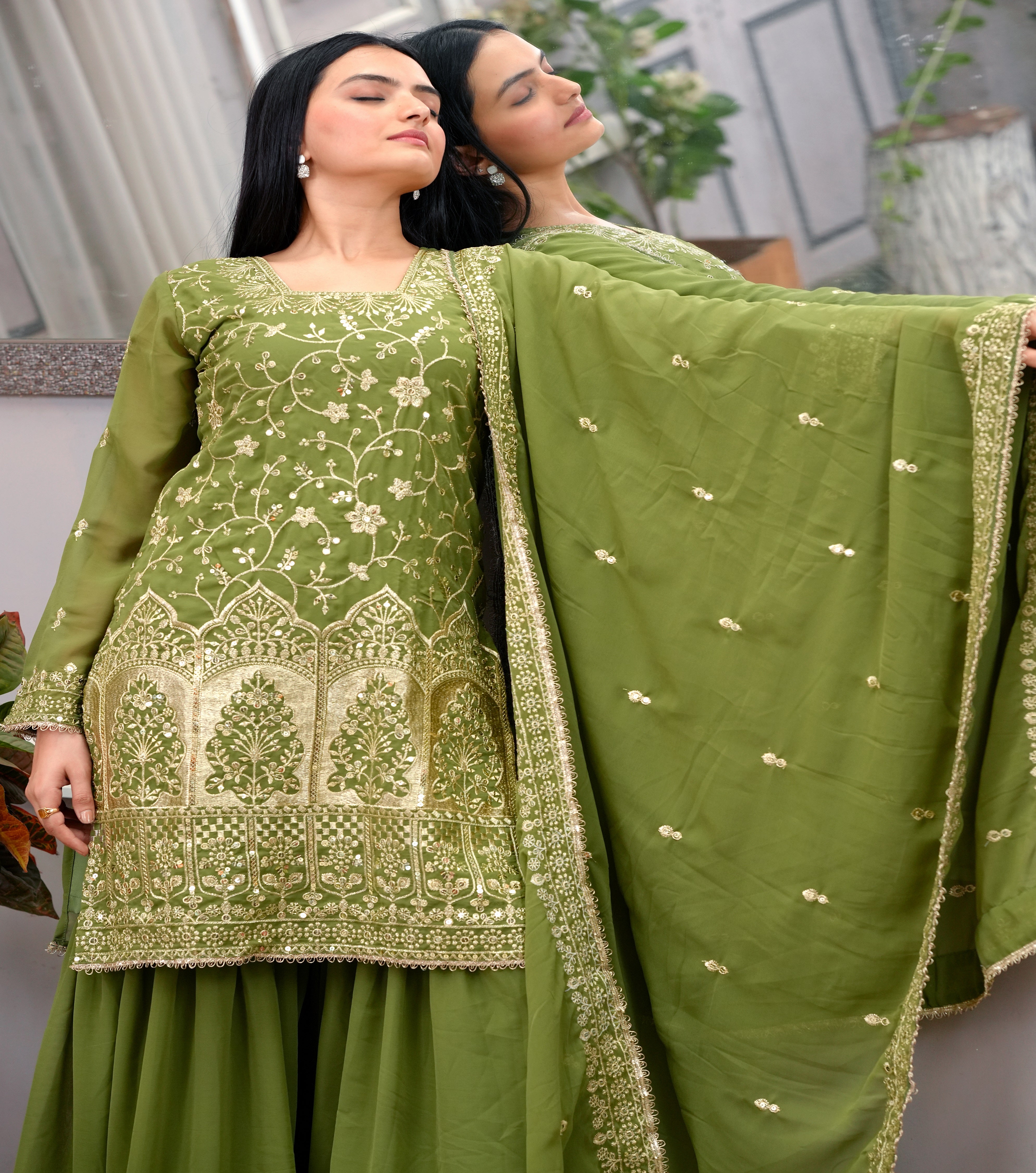 Elegant Monotone Kurta Set