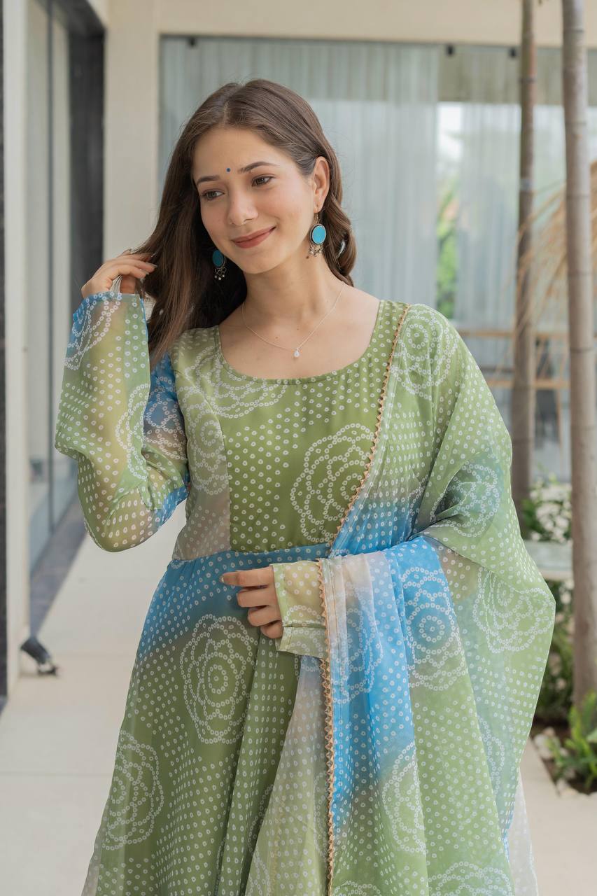 Green Grace Kurta Set