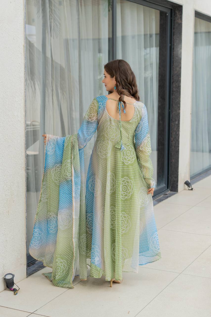 Green Grace Kurta Set