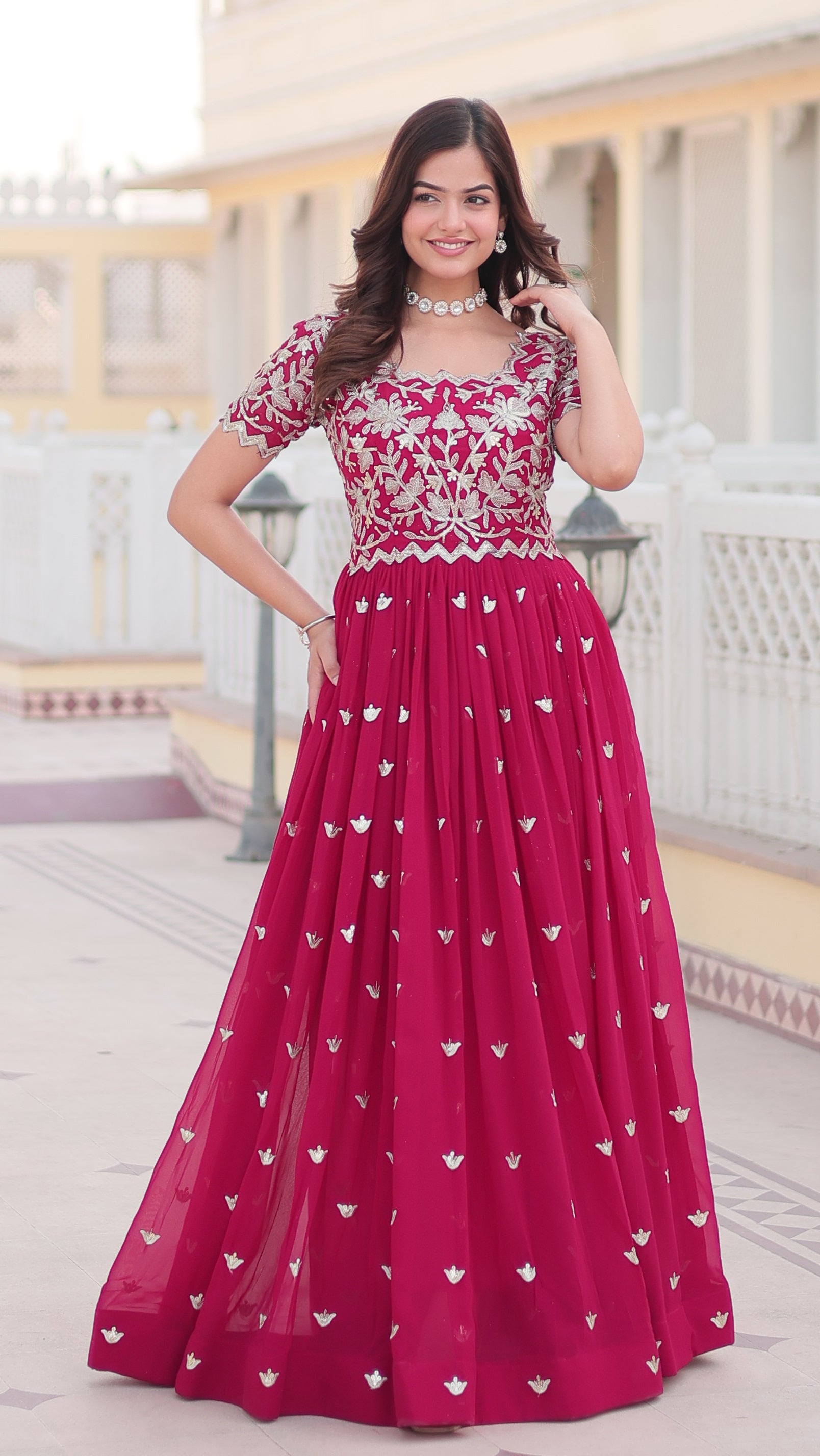 Embroidered Wedding & Festive Wear Dress